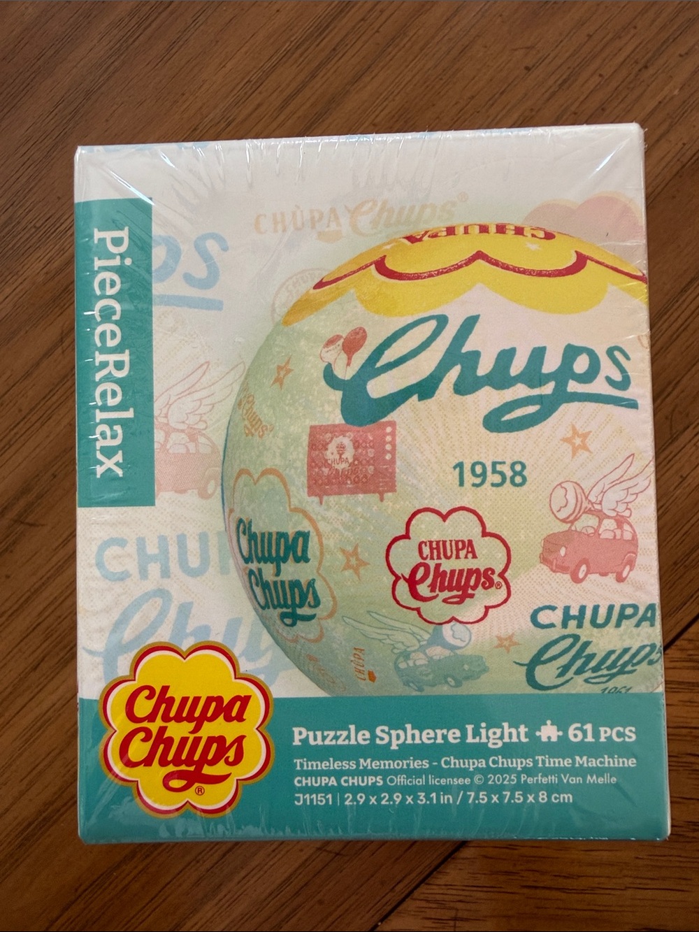 CHUPA CHUPS PieceRelax 3D Puzzle Sphere Light